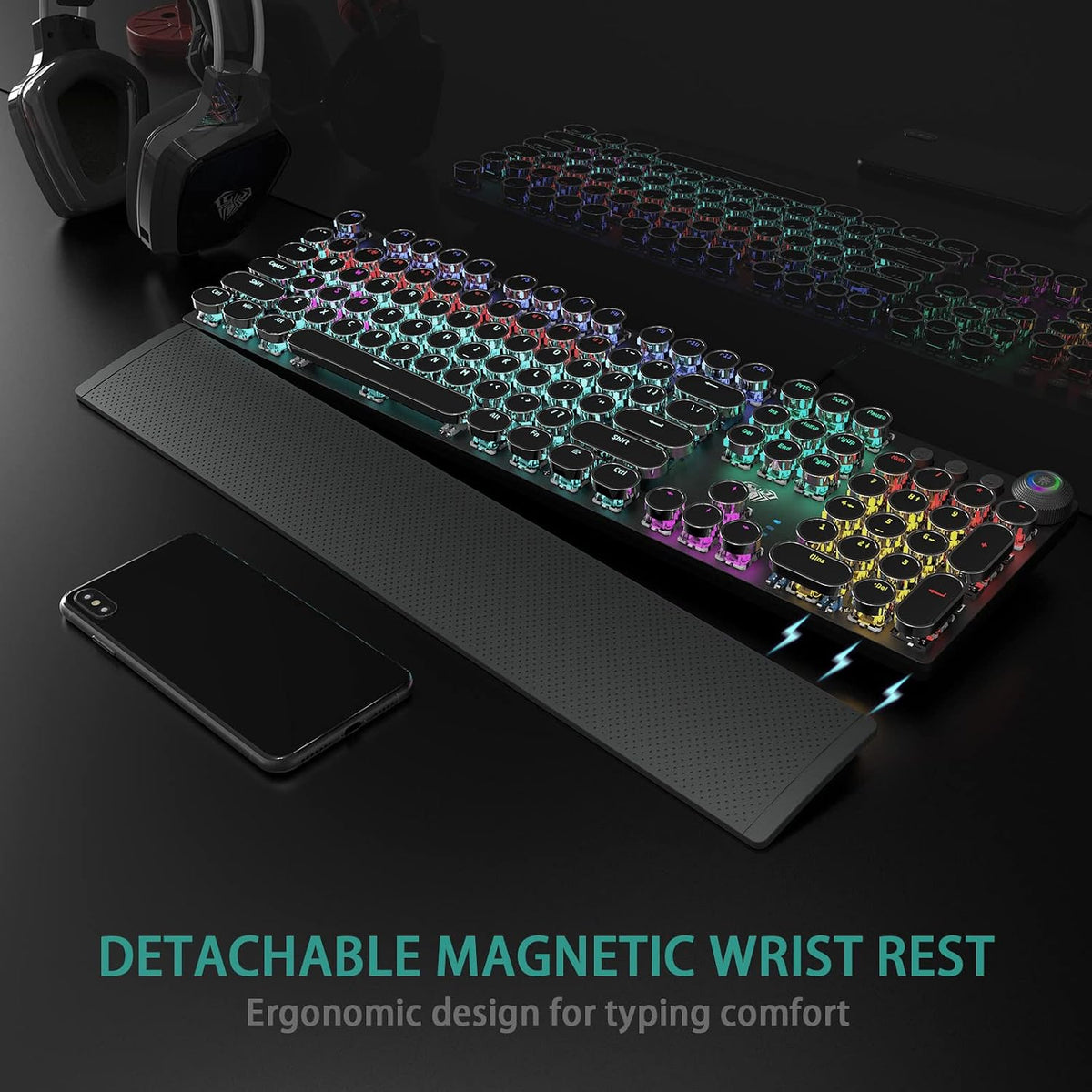 Retro Mechanical Gaming Keyboard