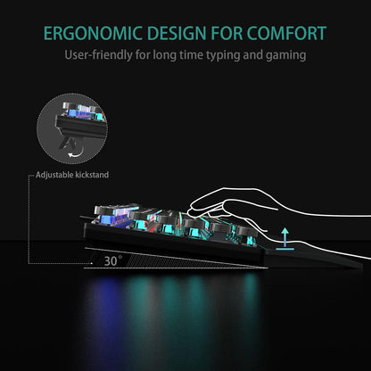 Retro Mechanical Gaming Keyboard