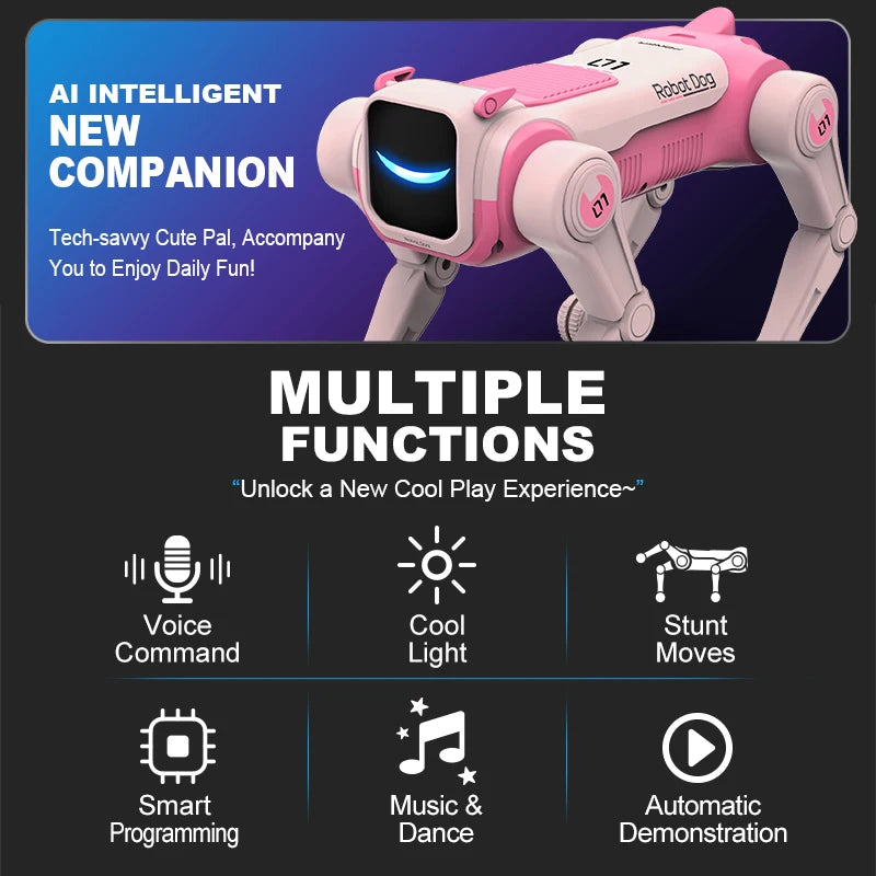 Lifelike Programmable Robot Puppy